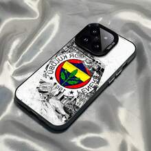 Funda de teléfono Epc T-Turkey Fenerbahce-E, funda IMD para 17 16 15 14 13 12 11 Pro Max Plus, color plata - Negro - Ver 6