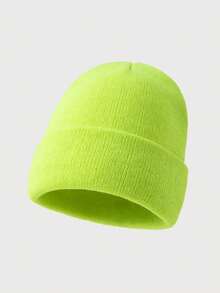 1 Stück einfarbige warme gestrickte Beanie Mütze für Herren, vielseitig für Herbst/Winter Alltag und Ausflüge, Winterkopfwärmer - Hut - Übersicht 21