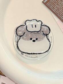 1pc Magnetic Phone Holder, Cute Cartoon Cat, Dog And Rabbit Design, Retractable Strong Adhesive Phone Stand - Line Cartoon Animals - View 15