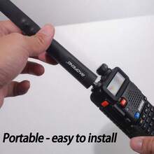 1-Piece Baofeng UV-5R Portable Telescopic Antenna, 108cm/42.5in Upgraded Signal Reception, Flexible And Durable, Suitable For Amateur Wireless Two-Way Radios