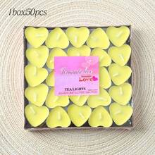 9pcs/50pcs Heart-Shaped Scented Candles, Suitable For Proposal, Mother's Day, Valentine's Day, Birthday, Autumn/Winter, Various Festivals, Anniversary, Friend Gifts. Natural Wax, Unscented Mini Candles, Romantic Proposal Birthday Home Decor, Also Suitable For Valentine's Day, Proposal, Romantic Dinner, Wedding, Mother's Day Gift, Valentine's Day Decoration - Multicolor - View 28