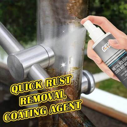 通用金属除锈剂，不锈钢厨具翻新，浴室淋浴镀铬部件除锈和翻新，适用于炉灶、烟囱、锅碗瓢盆、水槽，以及汽车和摩托车维护