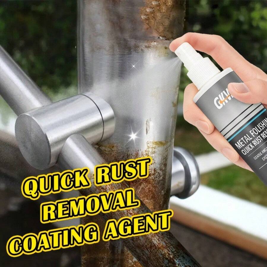 通用金属除锈剂，不锈钢厨具翻新，浴室淋浴镀铬部件除锈和翻新，适用于炉灶、烟囱、锅碗瓢盆、水槽，以及汽车和摩托车维护