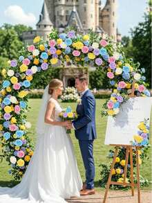 5/10/15/20/25 قطعة من الورود الزائفة ذات المظهر الحقيقي مع الساق لباقات الزفاف DIY وترتيبات المناسبات والحفلات وديكور المنزل (تغليف أكياس OPP)