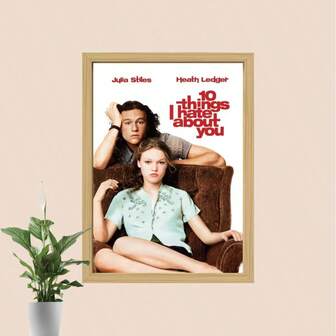 10 Things I Hate About You Movie Poster Print, Canvas Wall Art, Room Decor, Movie Art, Gifts For Him/Her, Wall Art Print, Poster For Gift Unframed Version
