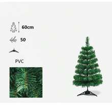 Neuer PVC-Weihnachtsbaum, künstlicher Weihnachtsbaum, PVC-Hartholzbaum, grüner Weihnachtsbaum, 60 cm, 90 cm, 120 cm, 150 cm, 180 cm, 210 cm Baumdekoration, geeignet für Weihnachtsdekoration zu Hause, im Garten, im Einkaufszentrum, im Restaurant - Grün - Übersicht 14