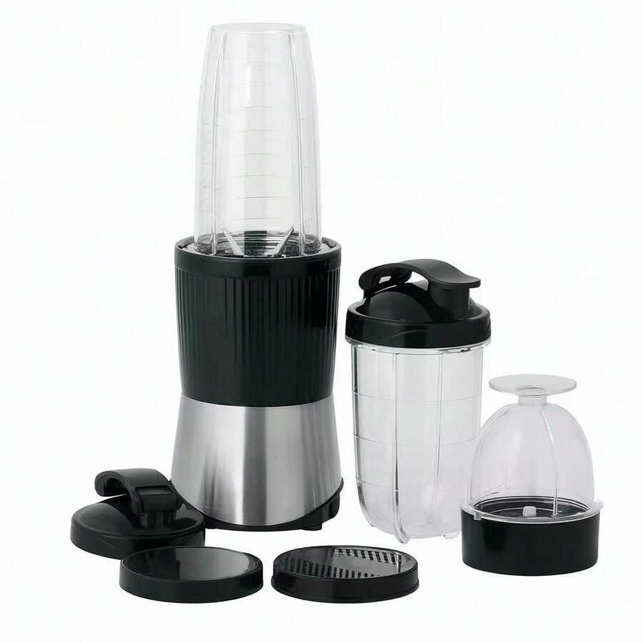 400w Plata Licuadora Portátil Con 2 Vaso De Plástico Color Negro USO DOMESTICO - Tipo de Enchufe A USA (110-127V) - Ver 1