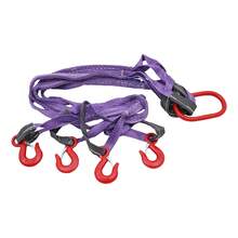 LOYALHEARTDY 3T Chain Sling, Chain Sling With 4 Hooks, Lifting Chains With Hooks, For Various Lifting And Moving Activities - Purple+Red - View 7