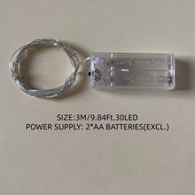 1PC10/30/50/70/80LED2/3/5/7/10M Halloween Tring Light Halloween Decoration Room Decor Halloween Garden Decor For Gift Fairy Holiday Decor Festival Decor