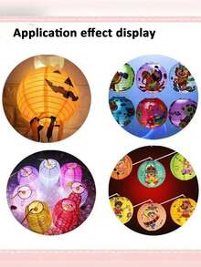 LED燈籠電子蠟燭，適用於紙燈籠，暖黃色多彩高亮度電子蠟燭，適用於DIY手工製作紙燈籠，適用於萬聖節和中秋節 - 多色 - 查看 7