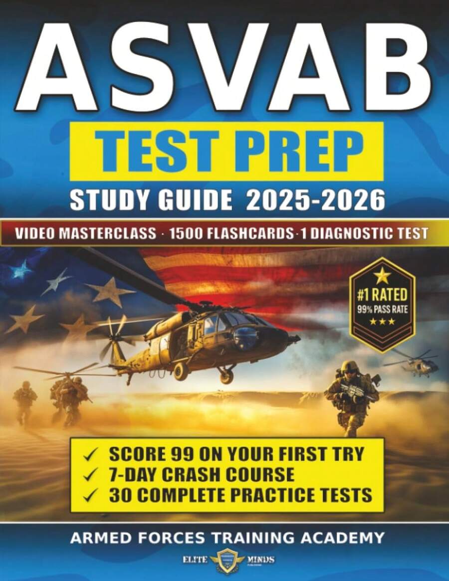 ASVAB Study Guide: 30 Complete Practice Tests And 1500 Digital ...