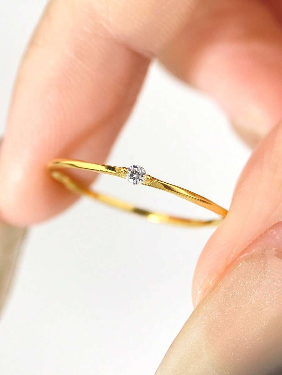 1Pc Fashion S925 Sterling Silver Zirconia Crossed Adjustable Ring Fine Jewelry Gift For Girls