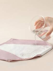 4 piezas Pantalones fisiológicos de cintura alta con paquete abdominal, bragas menstruales de algodón transpirables con encaje en el borde, pantalones de antifugas para damas