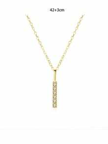 925 Sterling Silver Women's Necklace, Super Mini Elegant Heart-Shaped Pendant Clavicle Chain, Versatile For Daily Wear And Festivals, Luxury Gift - Water Drop - View 7