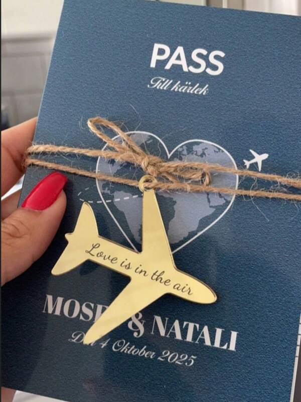 Pingentes de avião para convites de casamento no destino, volta às aulas, etiquetas de avião personalizadas, decoração de festa, etiqueta de decoração de casamento, volta às aulas, itens essenciais para casamento, ambiente acolhedor, casa e vida, artesanato de casamento personalizado