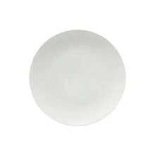 White Basics Coupe Entree Plate 23cm Diameter Set Of 4