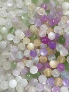 100 hạt nhựa tròn lấp lánh bầu trời đầy sao đổi màu cảm quang, vật dụng làm đồ trang sức tự làm - Bộ truyền động quang tốc độ biến thiên - 100 chiếc - Xem 13