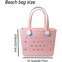 XXCV Beach Bag Rubber Tote Bag Of Travel Bags Washabpen Tote Bags For Beach S And - 青藍色 - 查看 3