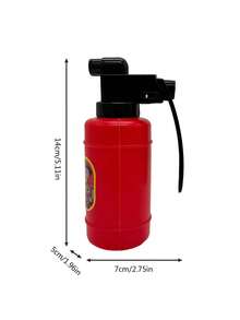 1 Stück realistischer Feuerlöscher Wasserpistole Spielzeug, Strand Wasserspriel Requisite für interaktives Rollenspiel mit mehreren Spielern