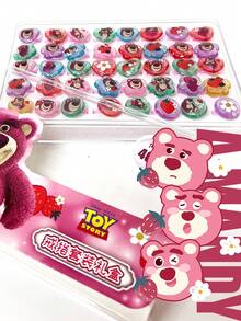 Disney 40件套迪士尼冰雪奇缘公主和小女孩过家家珠宝戒指和装扮戒指，迪士尼皮克斯玩具总动员和冰雪奇缘公主玩具，小女孩可调节可爱戒指套装过家家玩具和装扮戒指。