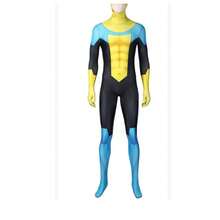 2025 New Invincible Boy Cosplay Costume, Invincible Boy Cosplay Jumpsuit, Hero - 黃-無眼鏡 - 查看 8