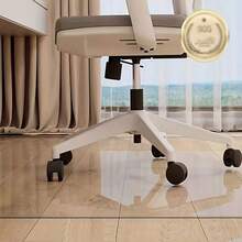 1.0mm Thick Round PVC Hard Floor Mat, Transparent Carpet Protector For Office Chair, Wood Floor, Decorative, Dust-Proof, Anti-Noise, Home Chair Mat, Size