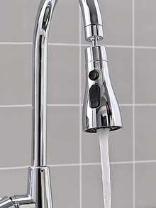 Extensor de grifo presurizado multifuncional (ABS+Acero inoxidable+Aleación de aluminio), universal para cocina y baño, anti-salpicaduras para uso doméstico - Multicolor - Ver 7