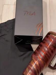 40 Oz TYLA Tiger Stripe Double - Wall Vacuum Insulated Stainless Steel Tumbler With Handle & Straw | Lightweight Portable Water Cup For Camping, Hiking, Travel | All - Day Hydration | Perfect Gift For Friends & Family - Brown - View 3