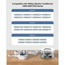Toothbrush Electric Charger For  Sonicare 9000 Series For  Sonicare HX9914/54 55 57 HX9911/53 63 79 84 88 89 HX9992/11 12 - 如圖 - 查看 2