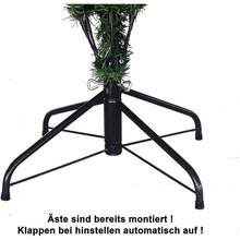 RS Trade HXT Series Artificial Christmas Trees 120-270 Cm, Flame Retardant Fir Trees With Quick Assembly Folding System Incl.Metal Christmas Tree Stand - Natural Snow - View 5