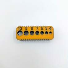 1/4件套精密公制钻头导向器 - 通用工具，适用于4-10毫米钻头，非常适合木工和金属加工。 - 彩色 - 查看 4