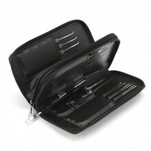 24件套精密钩锁开锁工具套装，便携式不锈钢维修工具，开锁工具组，男士专用