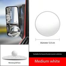 Art Deco Round Wall Mirror – Full-Length Horizontal Wall-Mounted Mirror With Plastic Frame, No Electricity Needed | Decorative Home Accent For Living Room, Bedroom, Entryway, Bathroom Wall Decor, Selfie Mirror For Outfit Try-On, Room Decor - Multicolor - View 12