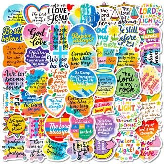 56 piezas de pegatinas reutilizables de vinilo con lemas inspiradores en inglés, adecuadas para portátiles, botellas de agua, maletas, cascos, motocicletas, guitarras, etc.