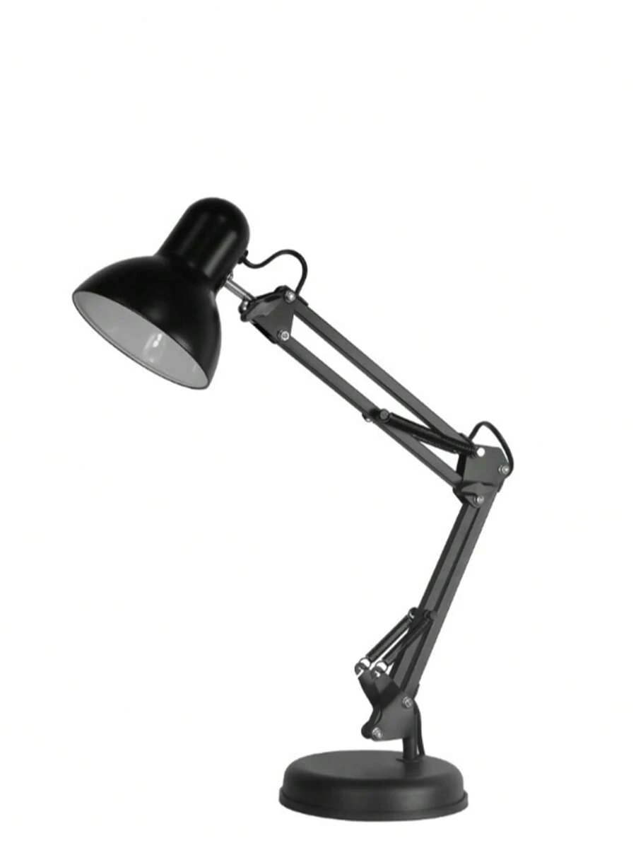 Lámpara De Escritorio Con Brazo Oscilante Metálico Con foco LED Incluidos - Negro-1 ud. - Ver 1