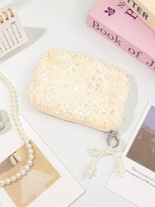 1 件可爱亮片蝴蝶零钱包，带蝴蝶结吊坠，Coquette Bling Bling 迷你防水零钱包，钱包可爱少女迷你钱包 - 彩色 - 查看 6