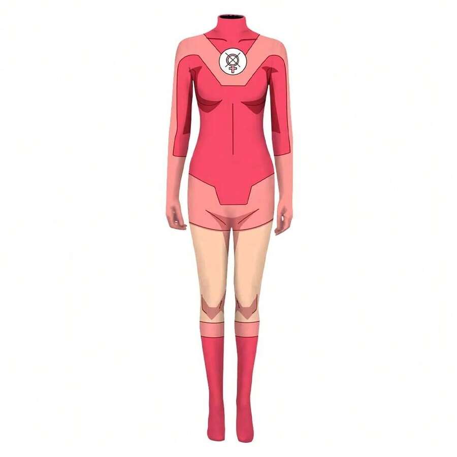 2025 New Invincible Boy Cosplay Costume, Invincible Boy Cosplay Jumpsuit, Hero - Model 4 - View 1