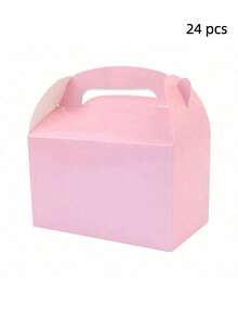 12 piezas de cajas de papel plegables para regalo, adecuadas para joyería, dulces, envasado de postres - multicolor - Ver 25