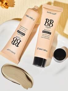 BB Cream Perfeita, Cobertura Transparente, Clareadora, Realçadora de Complexão, Base, CC Cream