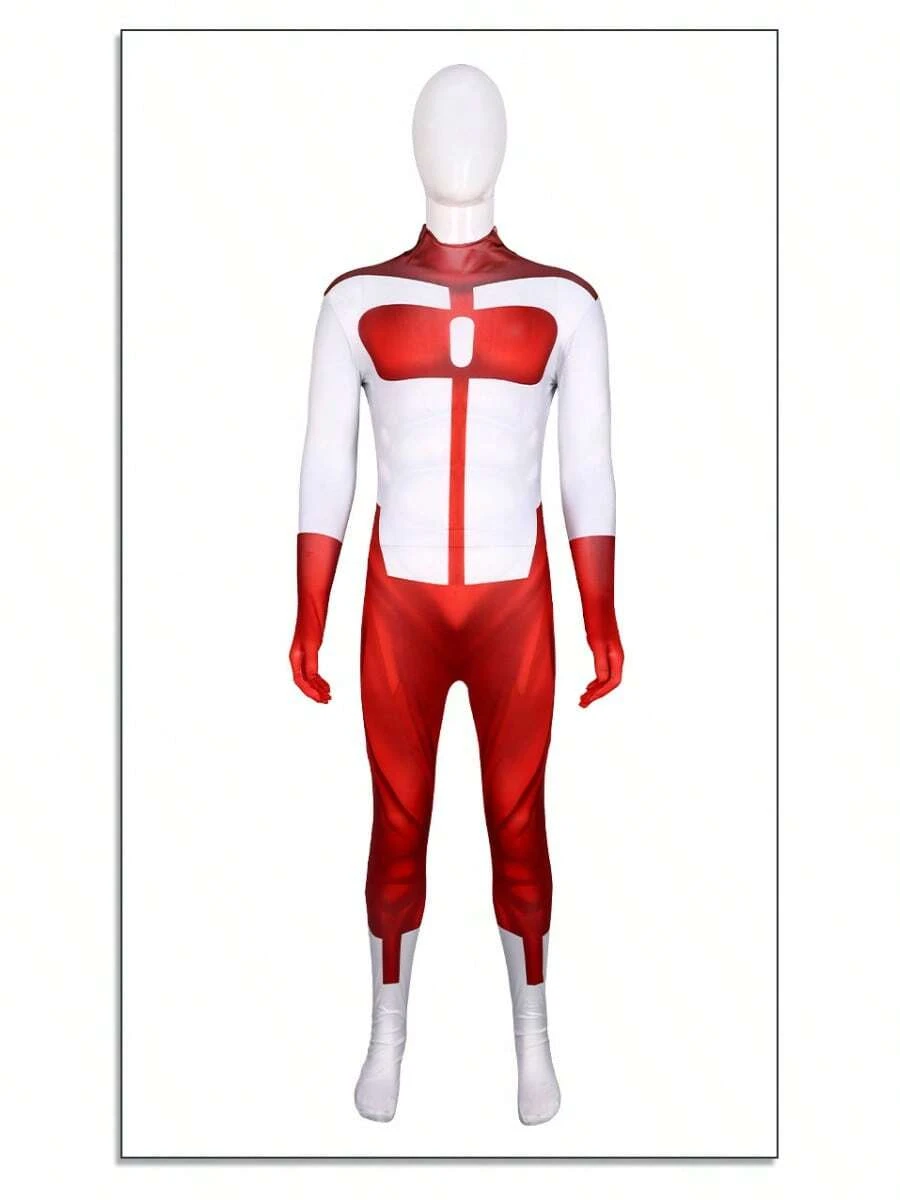 2025 New Invincible Boy Cosplay Costume, Invincible Boy Cosplay Jumpsuit, Hero - 款3-無披風 - 查看 1