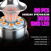 2* H11  H9 LED Bulbs Pink Purple Super Bright Fog Lights High Power - 預設 - 查看 7