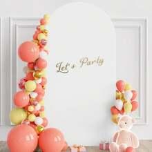 Arch Backdrop Cover Solid Colour Elastic Fabric Photography Background Wedding Supplies Beige Banners Ornaments For Weddings Anniversaries Birthdays And Parties Decoration - 白色 - 查看 6