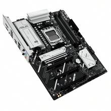 ASUS PRIME B850-PLUS WIFI - AMD B850 ATX Motherboard, DDR5, PCIe 5.0 Ready, Three M.2 Slots, Wi-Fi 6E, Realtek 2.5Gb Ethernet, DisplayPort, HDMI, USB 10 Gbps Type-A And Type-C, BIOS FlashBack, Aura Sync - Black - View 4