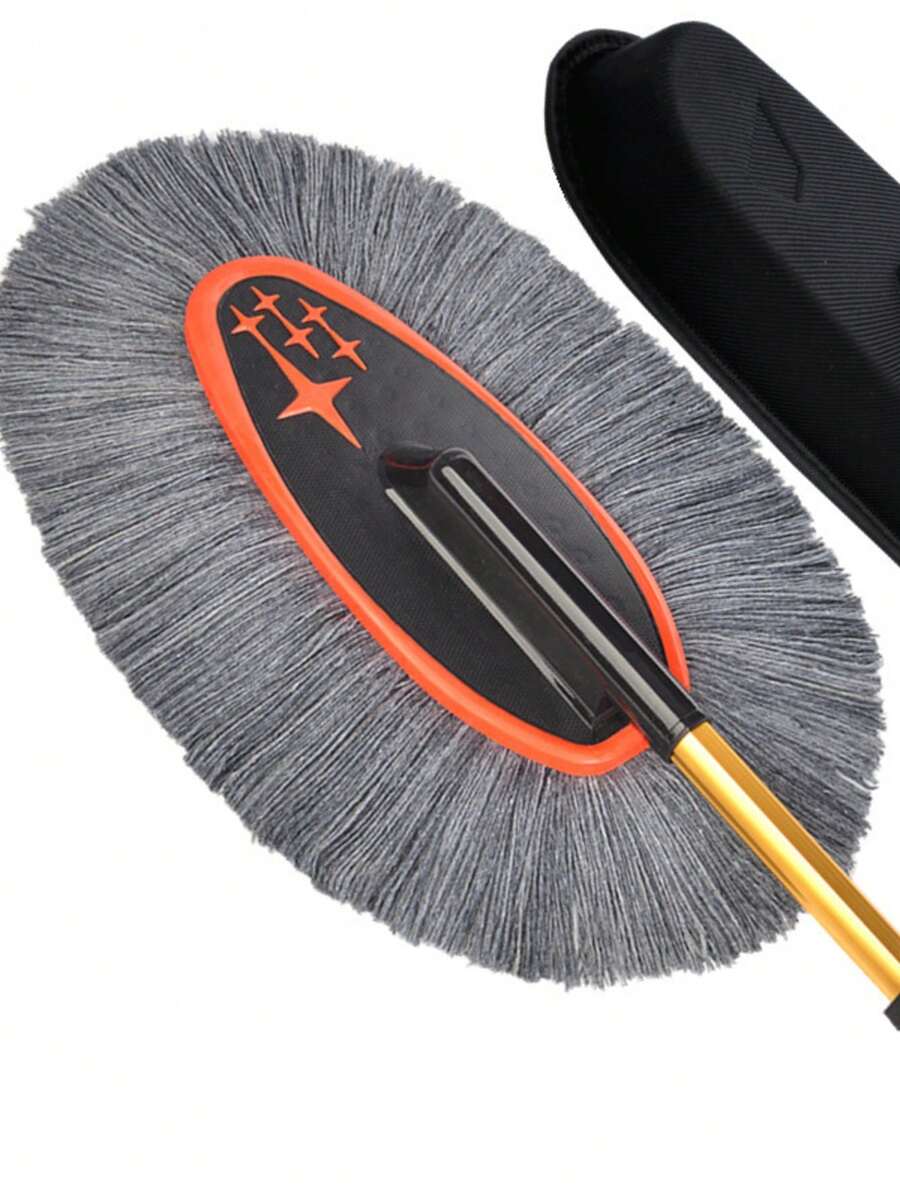1pc Creative & Fashionable Car Cleaning Brush - Multicolor - View 1