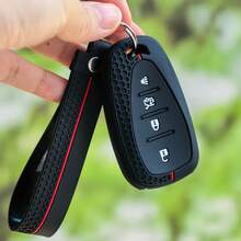 适用于雪佛兰 Equino Orlando Cruze Spark Camaro Volt Bolt Trax Malibu Blazer Traverse Seeker 汽车钥匙扣保护套 - 紅色 - 查看 11