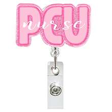 1pc Pink ER Nurse Doctor Rotating ID Badge Reel, Holiday Gift, Retractable Badge Holder - Multicolor - View 13