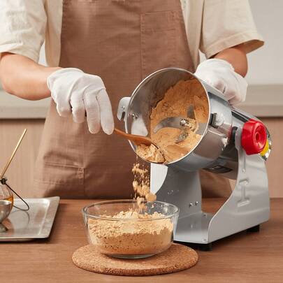 500g Electric Grain Mill Grinder, High Speed 2000W Commercial Spice Grinders, Stainless Steel Pulverizer Powder Machine, For Dry Grains Spices Cereals Coffee Corn Pepper, Swing Type