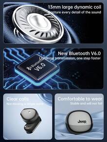 EW131 Jeep 无线耳塞 全新半入耳式蓝牙耳机 - 均碼 - 查看 4