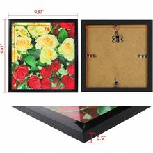 8.5x11 Inch Picture Frame Black, Display Pictures 6x8 With Mat Or 8.5x11 Without Mat,Wall Certificate Poster Photo Frame, 1 Pack - 2P黑色 - 查看 4