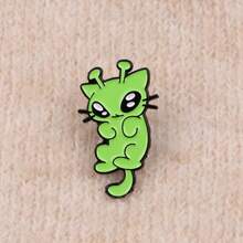 Enamel Pin Lapel Pins Badges On Backpack Women's Brooch Clothes Gift Jewelry Fashion Accessories - Black - View 6